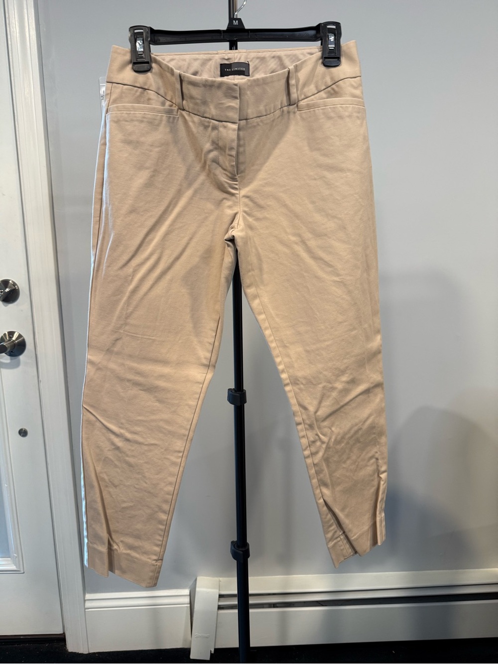 The Limited Beige Straight Leg Stretch Pants
